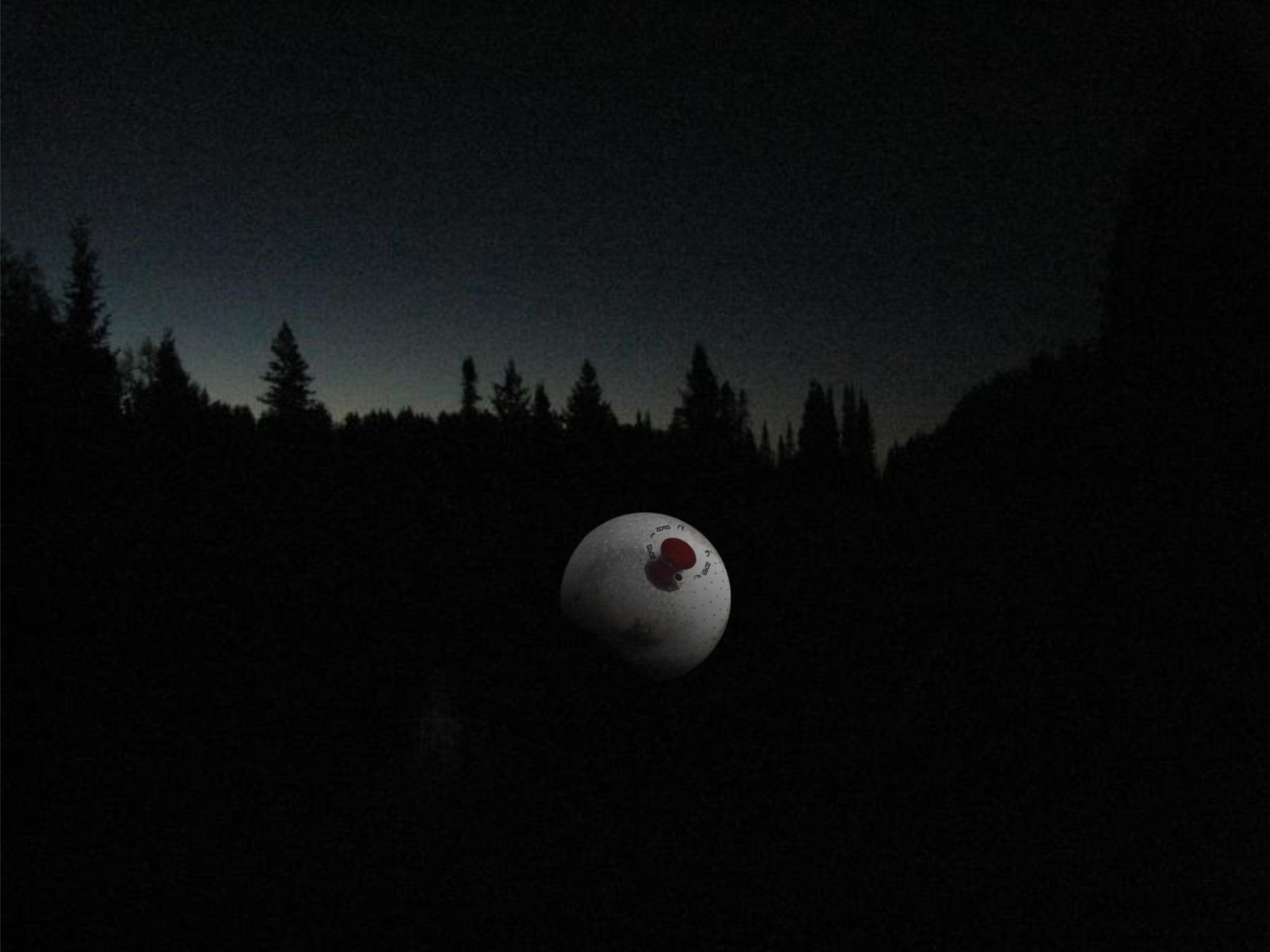 Zorb Rotorua New Zealand zorb ball by night