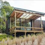 Zorb Rotorua New Zealand tiny home in native bush